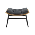 Manhattan Comfort - Ensemble moderne Benson de 3 pièces pour patio avec fauteuils à bascule - Gris - Lot de 3-34,64 po L x 40,15 po l x 31,49 po H