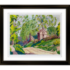 Spring Lasky par A.J. Casson - Impression encadree - 34" x 30"-Impression d'art de haute qualité avec passe-partout et encadrement professionnel