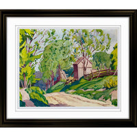 Spring Lasky par A.J. Casson - Impression encadree - 34" x 30"-Impression d'art de haute qualité avec passe-partout et encadrement professionnel