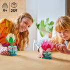 LEGO - Botanicals Les nénuphars-Comprend un nénuphar blanc avec des touches jaunes et un nénuphar rose vif