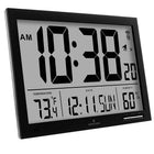 Marathon - Horloge atomique numérique Slim-Jumbo, noir-AFFICHAGE SLIM JUMBO : seulement 1 po d'épaisseur, avec chiffres de 4,5 po, facilitant le visionnement