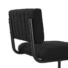 Modway - Parity Boucle Tabourets de bar - Noir noir - Ensemble de 2-9
