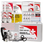 First Aid Central - Trousse de premiers soins Type 2 - Moyenne - CSA Z1220-24 - Boîtier en métal-Emballée dans un boîtier métallique mural durable avec logo bilingue de trousse de premiers soins.