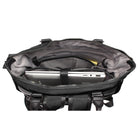 Seven Days - Sac à Dos Pour Ordinateur Portable Jusqu'à 15.6 po avec RFID - Noir-Pochette adaptable à un chariot avec fente zippée