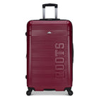 Roots - Valise grande taille Banff - 28 po - Merlot-Extension de 2 pouces (5 cm) pour une capacité de rangement supplémentaire