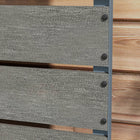 Outsunny - jardinière surélevée 28 po L x 15 po l x 59 po H avec treillis pour plantes grimpantes, gris foncé-Cadre en aluminium avec revêtement en poudre, prêt pour l'extérieur
