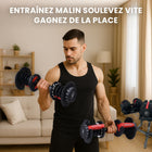 MotionGrey - Haltère réglable avec 15 réglages - 5 - 52,5 lb - Simple-7