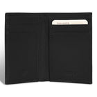 Champs - Portefeuille vertical mince en cuir Onyx de - Noir-Compartiment à billets