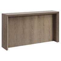 Hudson&Canal - Console Piedmont 56" L - Chêne gris vieilli-Un design contemporain moderne pour votre entrée, votre salon, votre bureau et plus encore