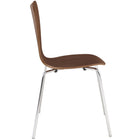 Modway - Revolve 3 pièces Ensemble à manger - Noyer blanc-4