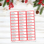 Geographics - Étiquettes D'adresseà bordure rouge - 90 Pqt-5