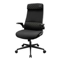 COUGAR - Stryder Chaise de bureau ergonomique avec support lombaire et accoudoirs relevables - noir-Design épuré et discret: Avec sa silhouette sobre et sa finition contemporaine, le Stryder s’intègre facilement dans n’importe quel environnement - professionnel, créatif ou personnel. Il est conçu pour se sentir à sa place dans les espaces de travail modernes, les configurations de jeu et tout ce qui se situe entre les deux