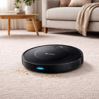 Redroad - Aspirateur robot E2 avec Wi-Fi et commande par application/voix-Aspiration réglable. 4 niveaux d'aspiration jusqu'à 6 000 Pa : silencieux, standard, puissant et maximal. Silencieux 800 Pa, Standard 1800 Pa, Puissant 2200 Pa, Maximum 6000 Pa.