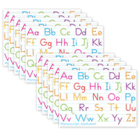 Ashley Productions - ASH97007 Intelligents Poly PosterMat Pals Économiseurs d'Espace - 13" x 9-1/2" - Manuscrit Traditionnel - Ensemble de 10-C'est une affiche, c'est un sous-main, c'est les deux! Parfait pour une taille plus petite pour une utilisation facile en classe, à la maison, au bureau ou en déplacement!