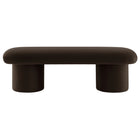 Modway - Orla Performance Velvet Banc - Marron chocolat-7