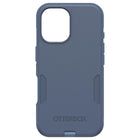 Otterbox - Étui Commuter MagSafe Baby Blue Jeans pour iPhone 16-Ouverture conçue avec précision pour une interaction facile avec le contrôle de la caméra