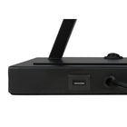 Monarch Specialties - Luminaire - 25 po H Lampe De Table - Port Usb Inclus - Métal Noir - Abat-Jour Beige - Transitionnel-7