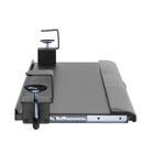 Uplite - Plateau de clavier Réglable avec Pince-Pinces en C robustes : pince en C réglable et robuste avec coussinets de protection s'adapte aux bureaux jusqu'à 1,77"/45 mm d'épaisseur, supportant jusqu'à 11 lbs/5 kg