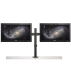 Startech - Desk Mount Double Monitor Bras - Pince de bureau / Inglet, support de moniteur VESA pour écrans jusqu’à 32" -Contenu de la boîte: 2 - Montures VESA, 1 - Ensemble bras pivotant, 1 - Assemblage de pince de bureau, 1 - Poteau, 1 - Capuchon de poteau, 2 - Clips de gestion des câbles, 1 - Plaque de base d’œillet, 2 - Boutons de micro-réglage, 2 - Vis de micro-réglage, 5 - Tampons en caoutchouc, 3 - Vis d’assemblage de poteau, 1 - Plaque d’œillet, 1 clé hexagonale de 3 mm, 1 clé hexagonale de 4 mm, 1 c