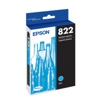 Epson - T822 Cartouche d'encre - Capacité standard - Cyan-Qualité photo supérieure à celle des photos de labo