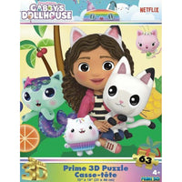 Universal Gabby's Dollhouse - 63 pièces-Casse-tête 3D lenticulaire de 63 morceaux