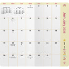 DateWorks - Planificateur de poche mensuel Laura Jane 2025-2026 - 3,5 po x 6,5 po - Anglais-Matériau de couverture durable DOUX AU TOUCHER avec coins arrondis