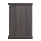 Manhattan Comfort - Ensemble de 2 cheminées modernes Franklin 60 po - Noir et brun-Assemblage à domicile requis Tout le matériel inclus