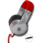 Mental Beats – Écouteurs Xpert DJ avec microphone, rouge-Câble à un côté sans enchevêtrement (3,5 mm)