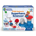 Learning Resources - Stem Explorers Science des super-héros-Du magnétisme au mélange des couleurs en passant par les premières prouesses physiques, cet ensemble aide les enfants à découvrir l'expérimentation, l'observation et d'autres compétences STEM essentielles