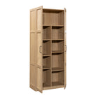 Sauder - Meuble de rangement - Frêne Harmony-étagère réglable: Six étagères réglables et une étagère supérieure complète pour une polyvalence de rangement optimale. Chaque étagère réglable a une capacité de poids maximale de 25 lb
