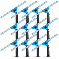 Gritt Commercial - Raclette pivotante pour fenêtres de 14 po avec déclenchement rapide - Lot de 12-Nettoyage de vitres sans traces