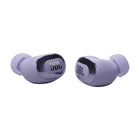 JBL - Live Buds 3 Écouteurs intra sans fil avec réduction de bruit - Mauve-Six microphones à formation de faisceaux réduisent le vent et les interférences afin que vous puissiez toujours communiquer avec clarté. Un égaliseur vocal et un optimiseur de niveau vocal vous donnent un contrôle total non seulement sur la façon dont les autres vous entendent, mais également sur le volume de vos interlocuteurs