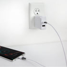 Scosche - câble de recharge et synchronisation Strikeline USB-A à Lightning 1,3 m (4 pi) blanc/gris-Conçu pour offrir des taux rapides de transfert, et une recharge et synchronisation d’une grande efficacité
