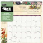 WSBL - 2026 Jardins Botaniques File-It  Calendrier mural Mensuel - 30,5 cm l x 30,5 cm H - Anglais-Format 12 mois (Janvier - Décembre 2026)
