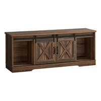 Monarch Specialties - 2748 Meuble Tv - 60 po L/Faux Bois Brun/2 Portes Coulissantes-1