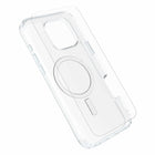 OtterBox - Kit Protection&Alimentation (Symmetry transparente avec MagSafe & chargeur mural 30W blanc) pour iPhone 16 Pro Max - Transparente-Anti-rayures