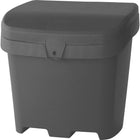 RMP - Maintenance Products Contenant pour sel et sable - Jaune - 21" H x 27" l x 26" P - 4.24 pi³-Il peut également servir à ranger du matériel de jardinage, des articles de sport, des articles de piscine, des outils, des déchets/recyclables ou tout autre objet que vous souhaitez stocker en toute sécurité