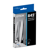 Epson - Cartouche d'encre DURABrite Ultra T842 - capacité standard - Noir-Le système d’impression Epson est particulièrement conçu pour être utilisé avec les encres d’origine Epson. L’utilisation d’encres non authentiques peut entraîner des dommages qui ne sont pas couverts par la garantie limitée de l’imprimante