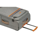Champs - Ensemble de 3 valises extensibles de la "Classic II" - Gris-Roues pivotantes à 360 degrés pour faciliter les déplacements dans toutes les directions.
