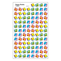 Autocollants Trend Enterprises superShapes, Happy Books, 4800 Pack-Les designs amusants plaisent à tous les âges et sont un excellent moyen de motiver et de récompenser les réalisations.