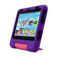 Amazon - Tablette pour enfants Fire HD 8 (version 2024) - 32 Go - Raisin-Écran tactile haute définition de 8 pouces ; résolution de 1 280 x 800 à 189 ppp, lecture vidéo HD, avec technologie IPS