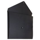 JAM Paper - Portefeuille Kraft à Boutons et Attaches à Ficelle Grand - 9 1/4 x 14 x 3/8 - Noir Recyclé-Ce portefeuille simple et fiable est le moyen idéal pour transporter tous vos fichiers, documents, cahiers et projets artistiques