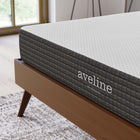 Modway - Aveline 8 po Matelas Queen-Housse amovible à fermeture éclair en tricot extensible