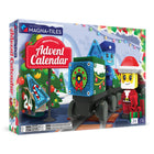 Magna-Tiles - Ensemble de construction magnétique Calendrier de l’Avent 34 pièces -Ce qui est inclus: 34 nouvelles MAGNA-TILES sur le thème des fêtes, dont une figurine de Père Noël et de chef d’orchestre ainsi qu’un microchâssis