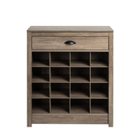 Prepac - Cabinet de rangement à chaussures 31,5 po avec 16 compartiments et tiroir supérieur mince - Gris flotté-Organisateur de chaussures d'entrée : garde votre entrée bien rangée avec 16 compartiments de rangement pour chaussures ouverts, un tiroir supérieur mince avec une poignée en métal et un dessus plat profilé pour un potentiel de rangement et d'affichage maximal