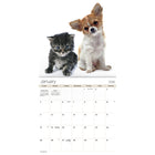 DateWorks - 2026 Mini Calendrier Mural 16 Mois - 7 po x 7 po - Amis - Anglais -Septembre 2025 - Décembre 2026
