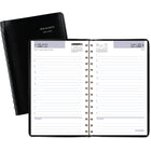 AT-A-GLANCE - Carnet de rendez-vous scolaire de bureau quotidien 2024-2025 - 4 7/8 po x 8 po - assorties - bilingue-Couleurs variées (Le choix des couleurs ne s'applique pas aux commandes livrées)