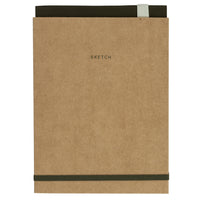 Gry Mattr - Carnet à croquis Studio - Kraft-Carnet à croquis vertical format B5 (9,84 po H x 7,09 po L avec pages vierges