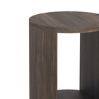 Manhattan Comfort - Table d’appoint contemporaine Alure 20" - Noyer-Construction à panneaux épais pour une durabilité et une stabilité structurelle accrues