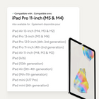 Paperlike - 3 Protecteur d'écran pour iPad Pro 11 po (2024) - Transparent-10